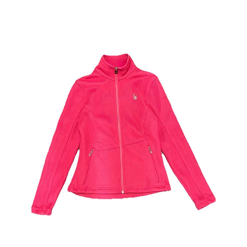 Spyder Core Sweater Jacket Women S Pink Full Zip Fleece Midlayer Ski Outdoor